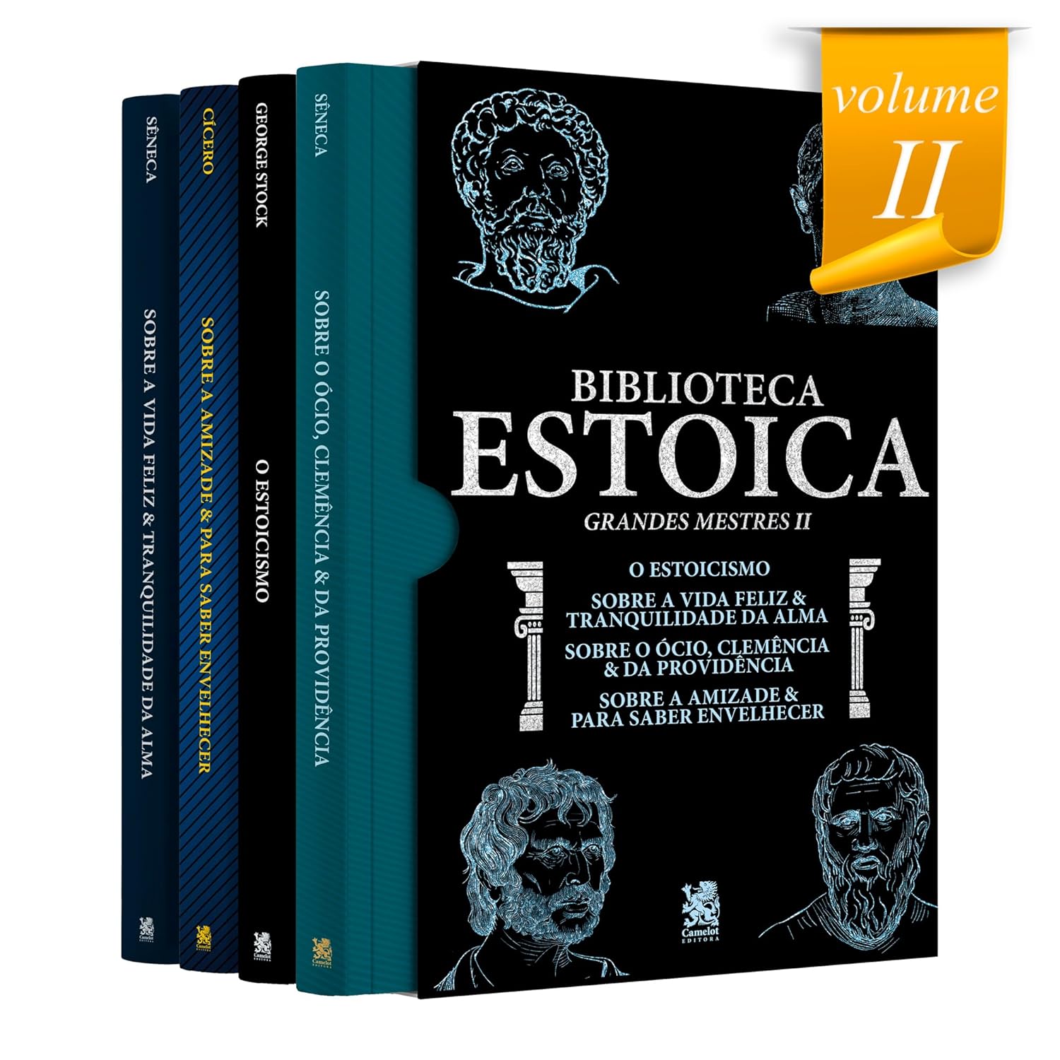 Biblioteca Estoica Volume II: Box com Livros Essenciais da Filosofia Estoica