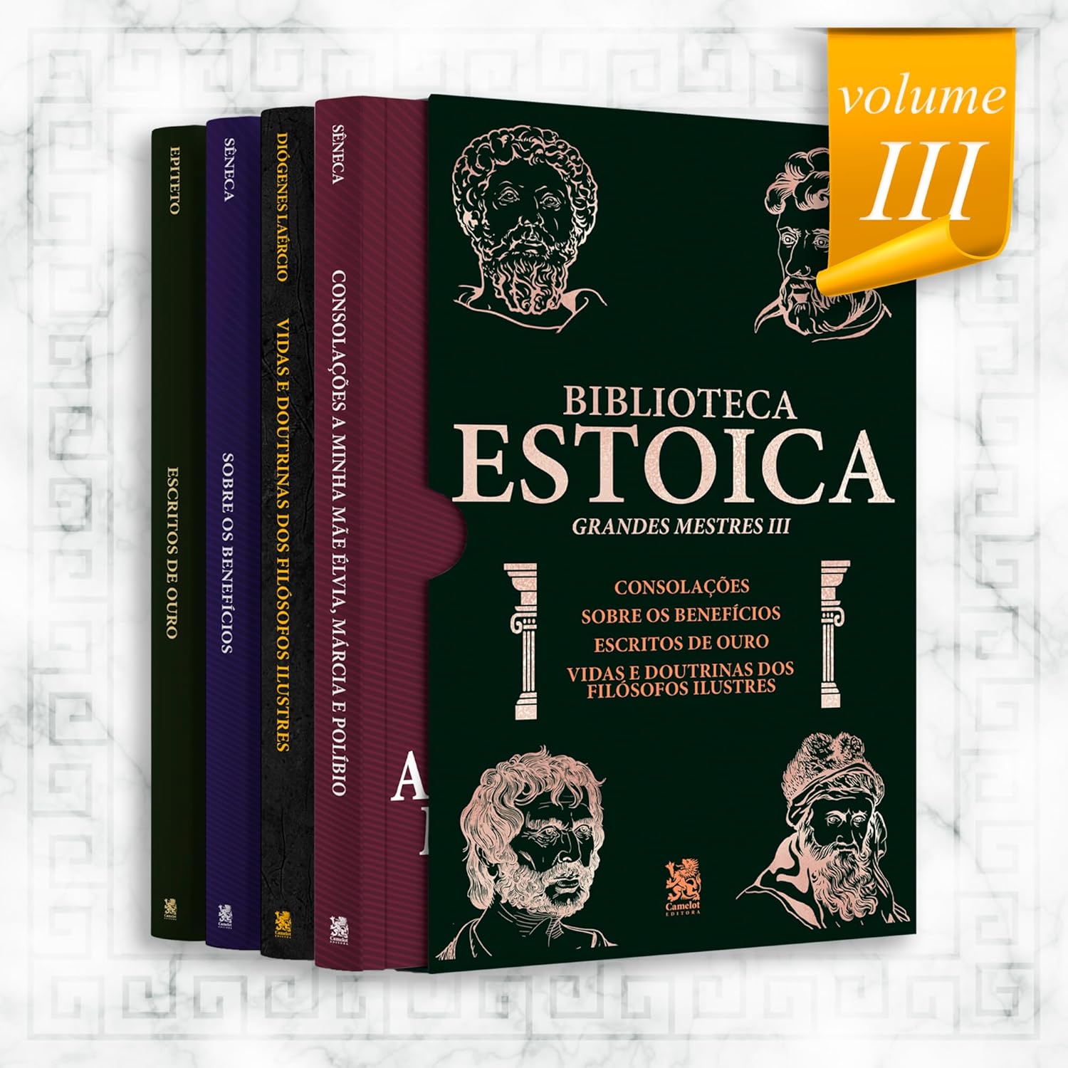 Biblioteca Estoica Volume III: Grandes Mestres do Estoicismo em um Box Exclusivo